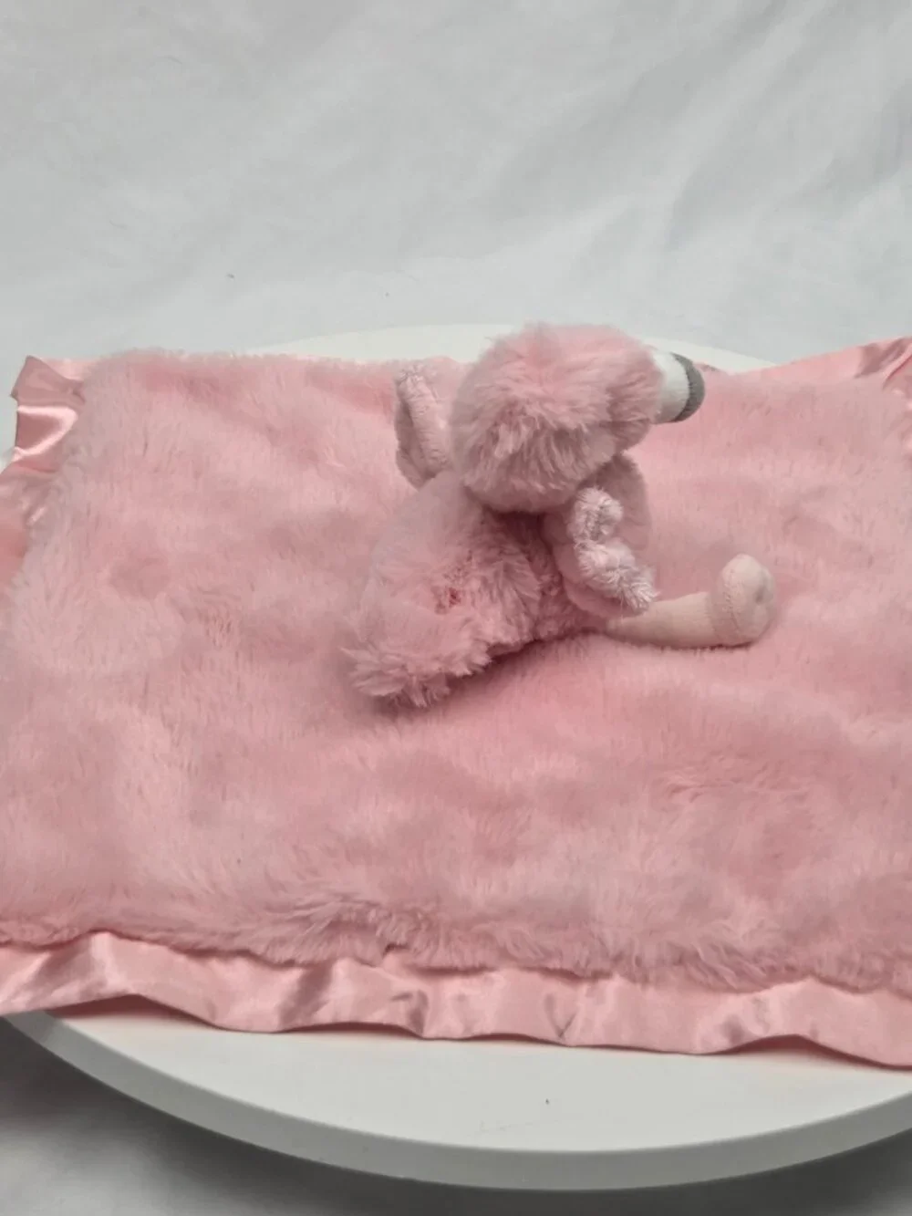 Cloud Island Flamingo Lovey Baby Security Blanket Plush Pink 13